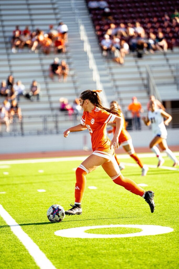 Olivia Leddy action shot